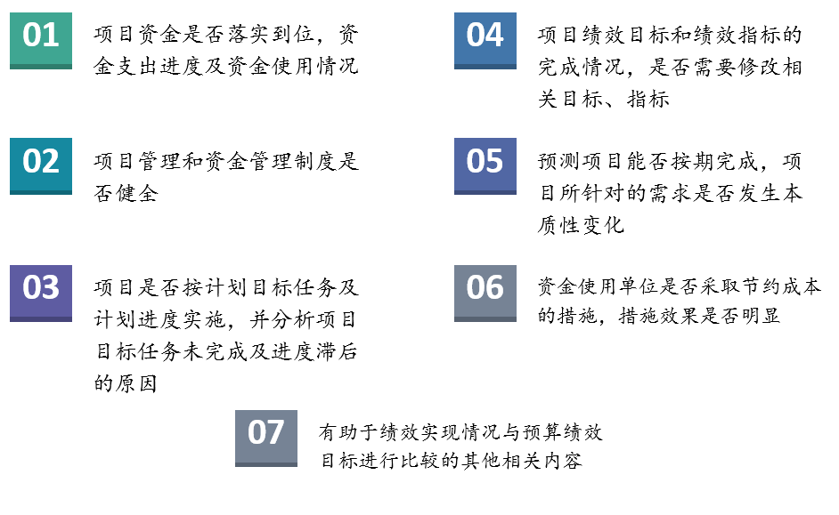 項目（專項資金）支出績效監(jiān)控要點
